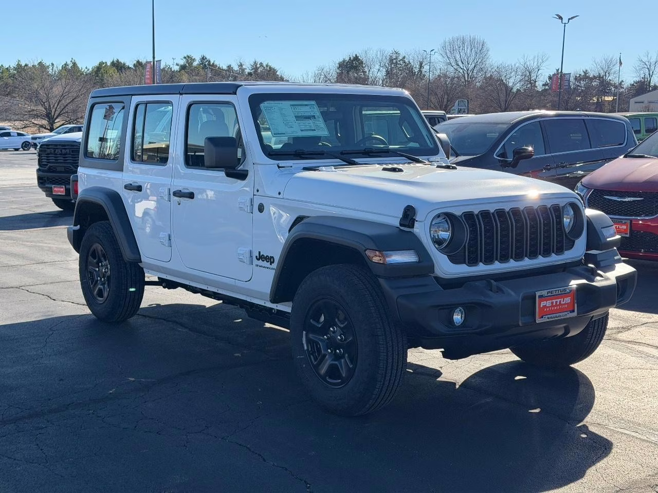 2026 Bright White Clearcoat Jeep Wrangler Sport 4X4 SUV