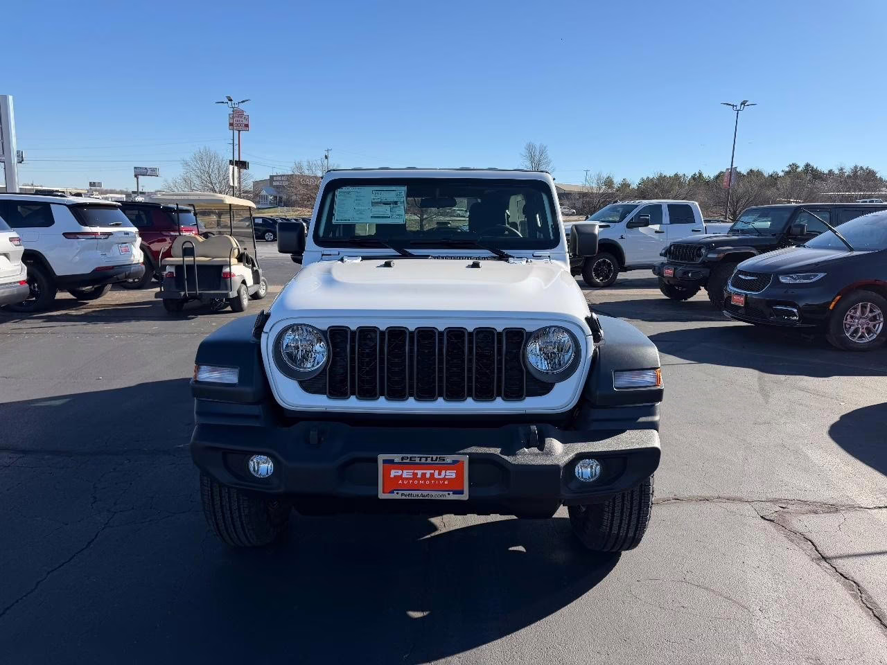 2026 Bright White Clearcoat Jeep Wrangler Sport 4X4 SUV