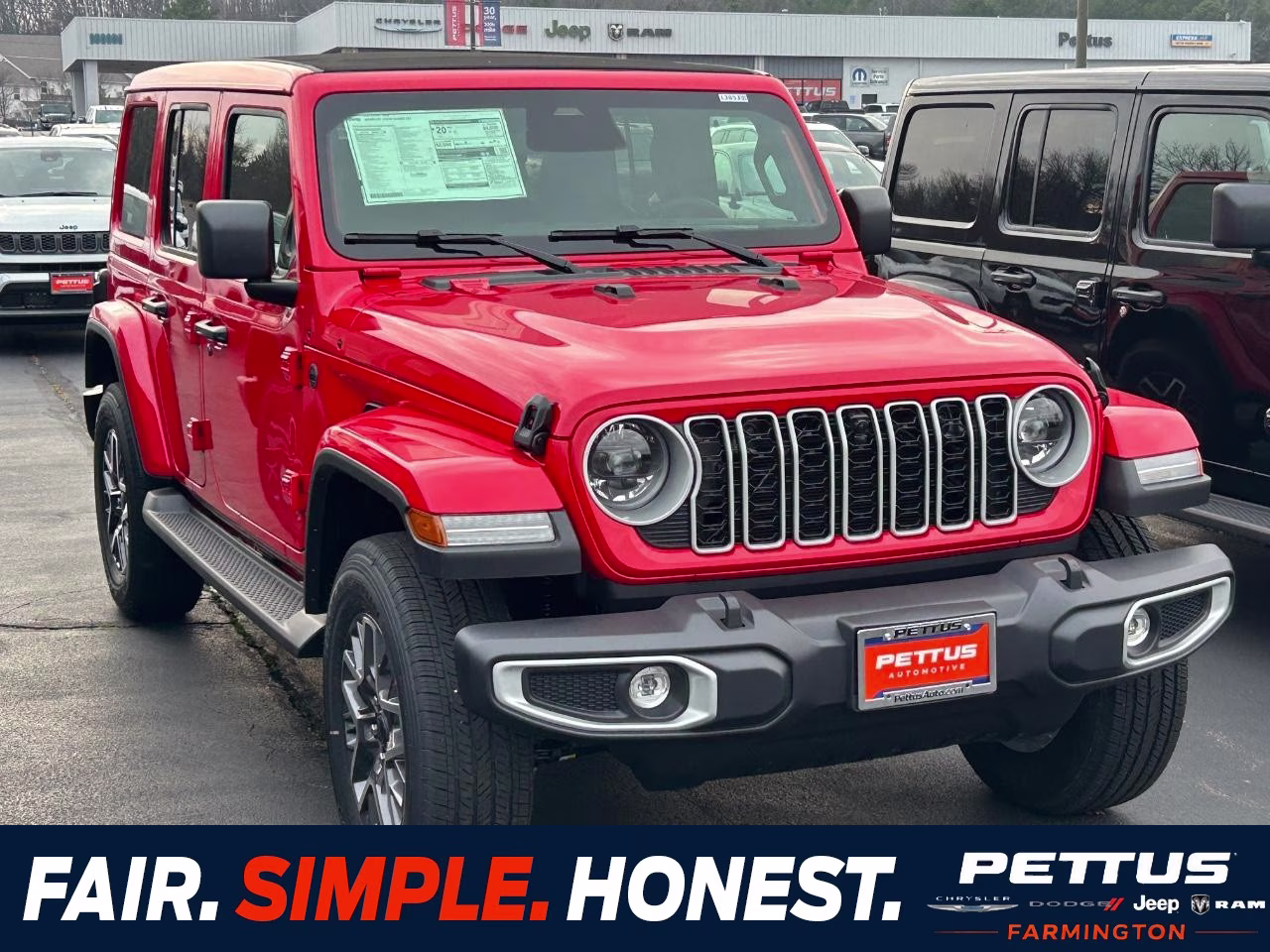 2026 Firecracker Red Clearcoat Jeep Wrangler Sahara 4X4 SUV