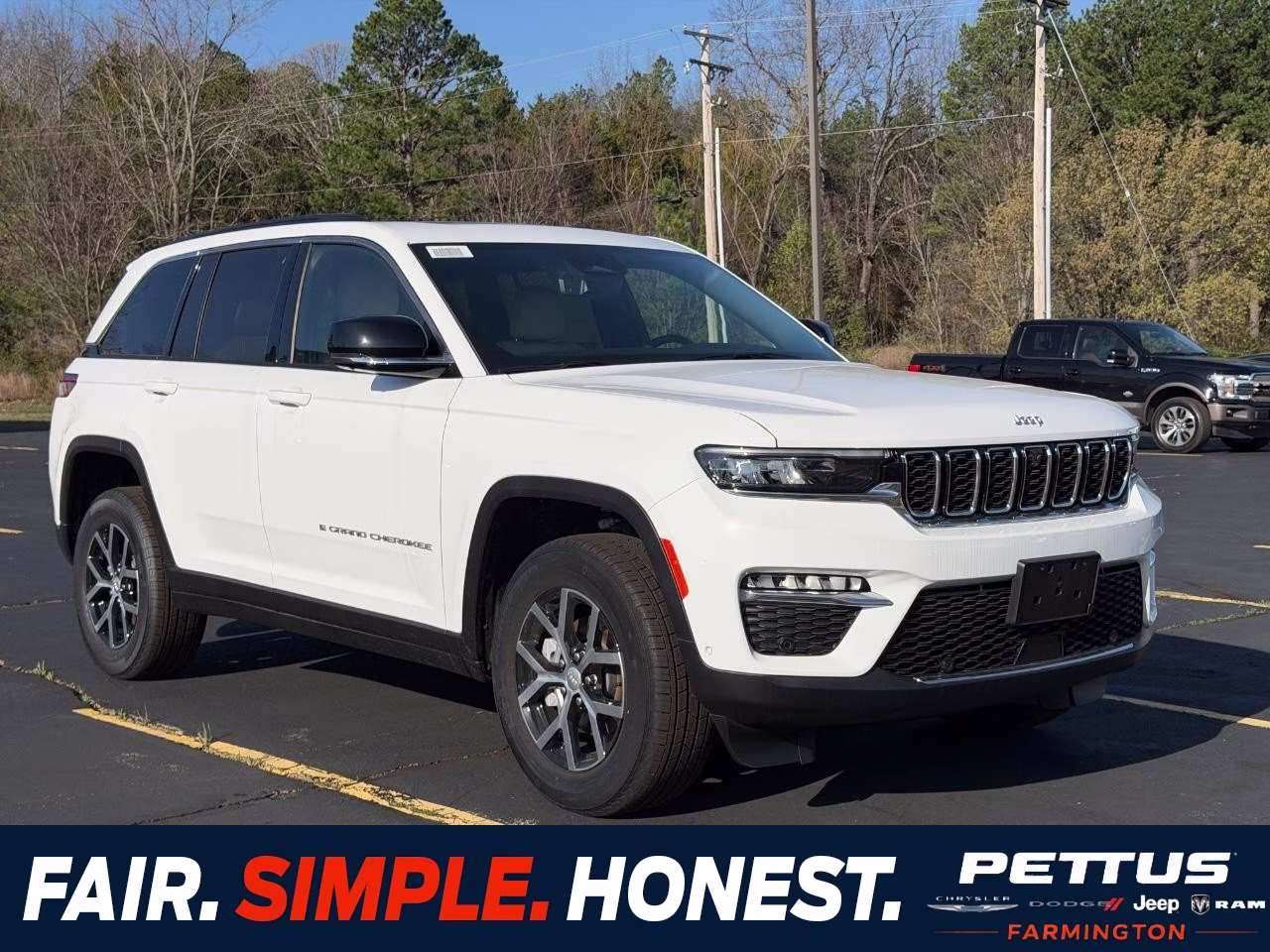 2025 Bright White Clearcoat Jeep Grand Cherokee Limited 4X4 SUV