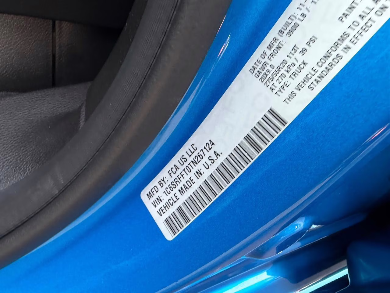 2026 Hydro Blue Pearlcoat Ram 1500 Big Horn/Lone Star 4X4 Truck