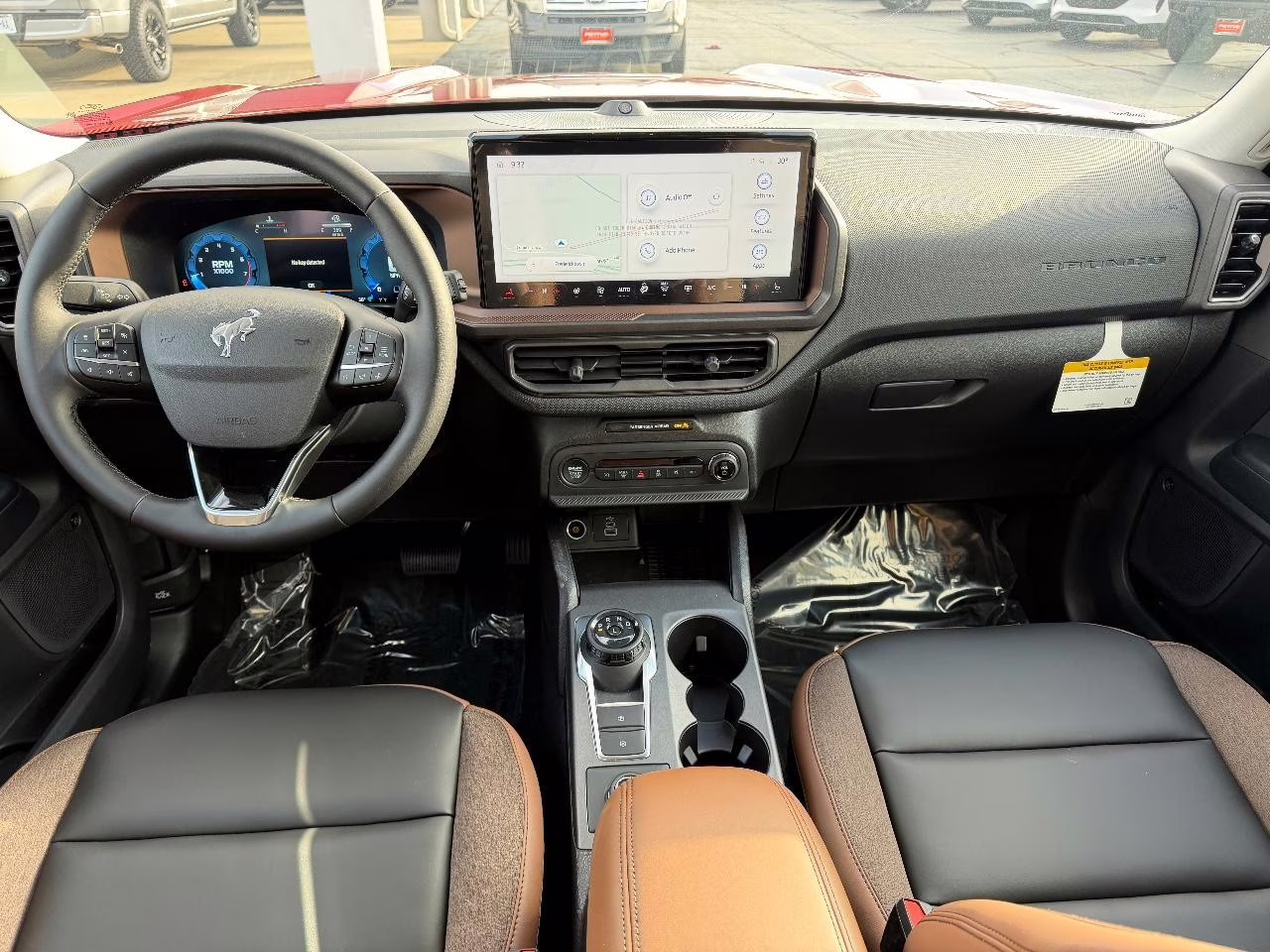 2025 Ruby Red Metallic Tinted Clearcoat Ford Bronco Sport Outer Banks 4X4 SUV