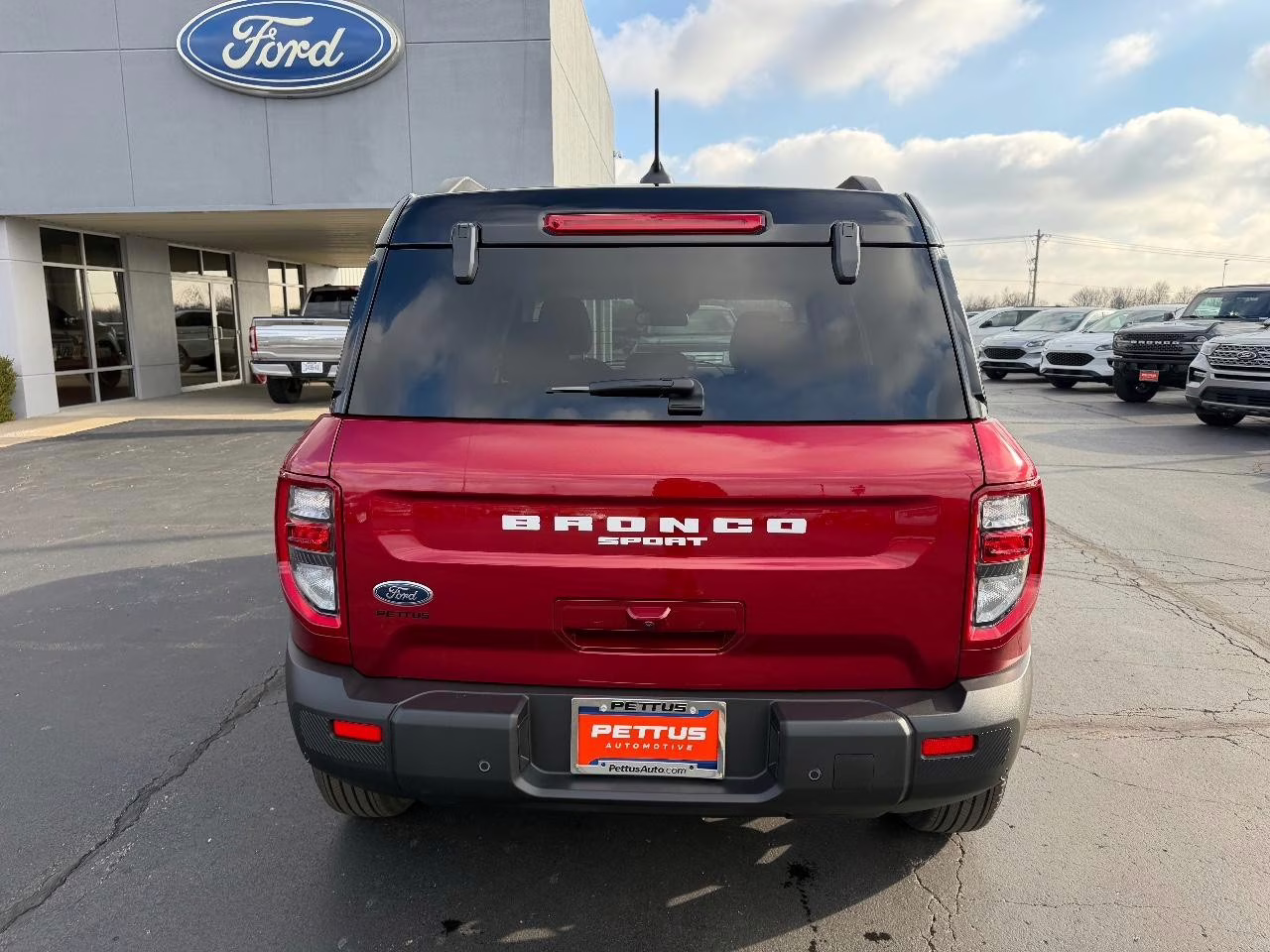 2025 Ruby Red Metallic Tinted Clearcoat Ford Bronco Sport Outer Banks 4X4 SUV