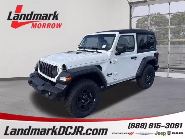 2026 Bright White Clearcoat Jeep Wrangler Sport 4X4 Convertible