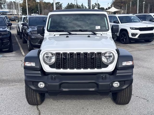 2026 Bright White Clearcoat Jeep Wrangler Sport 4X4 Convertible