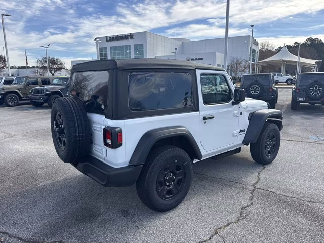 2026 Bright White Clearcoat Jeep Wrangler Sport 4X4 Convertible