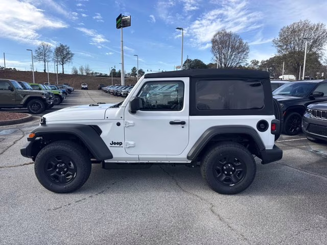 2026 Bright White Clearcoat Jeep Wrangler Sport 4X4 Convertible