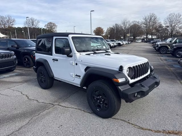 2026 Bright White Clearcoat Jeep Wrangler Sport 4X4 Convertible