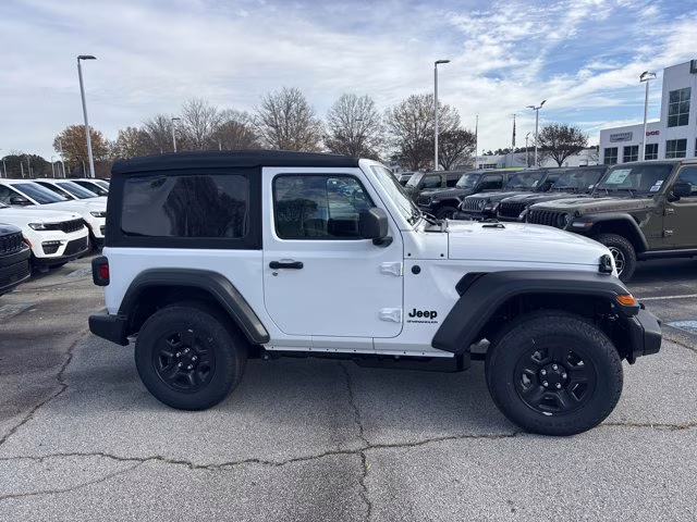 2026 Bright White Clearcoat Jeep Wrangler Sport 4X4 Convertible
