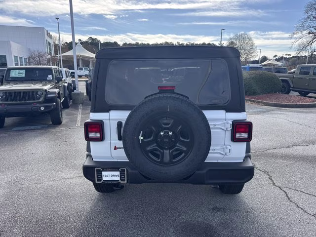 2026 Bright White Clearcoat Jeep Wrangler Sport 4X4 Convertible