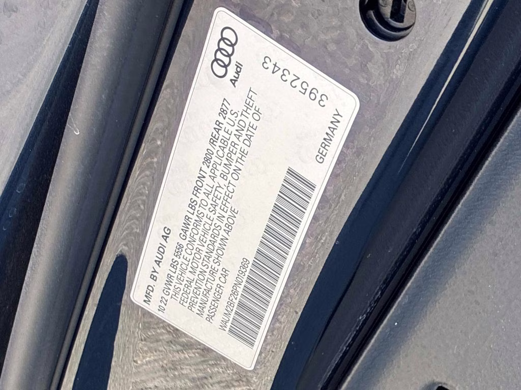 2023 Firmament Blue Metallic Audi A6 55 Prestige AWD Sedan