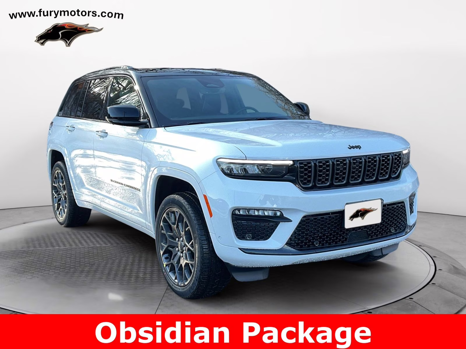 2025 Bright White Clearcoat Jeep Grand Cherokee Summit 4X4 SUV