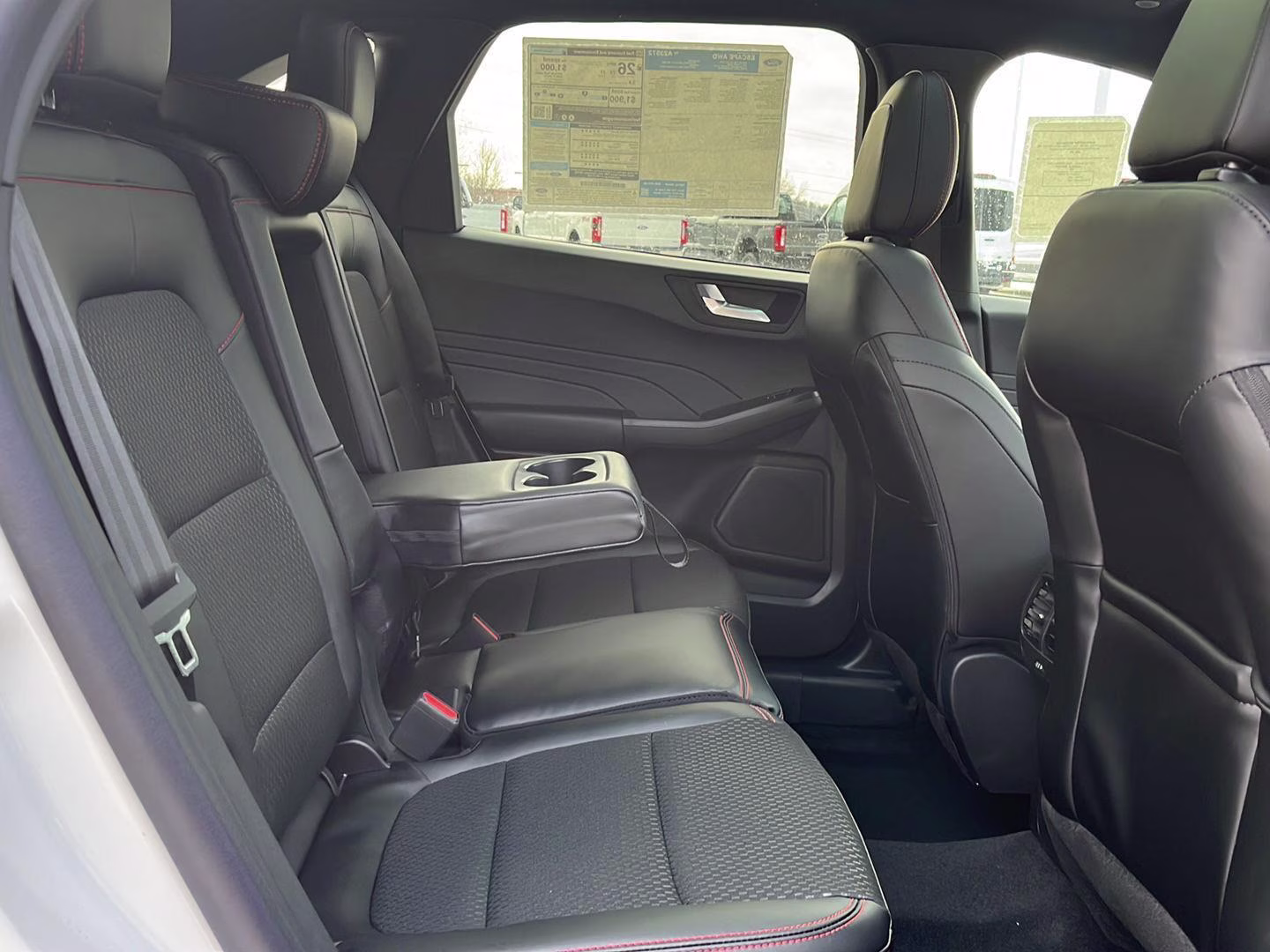 2026 Star White Metallic Tri-Coat Ford Escape ST-Line Select AWD SUV