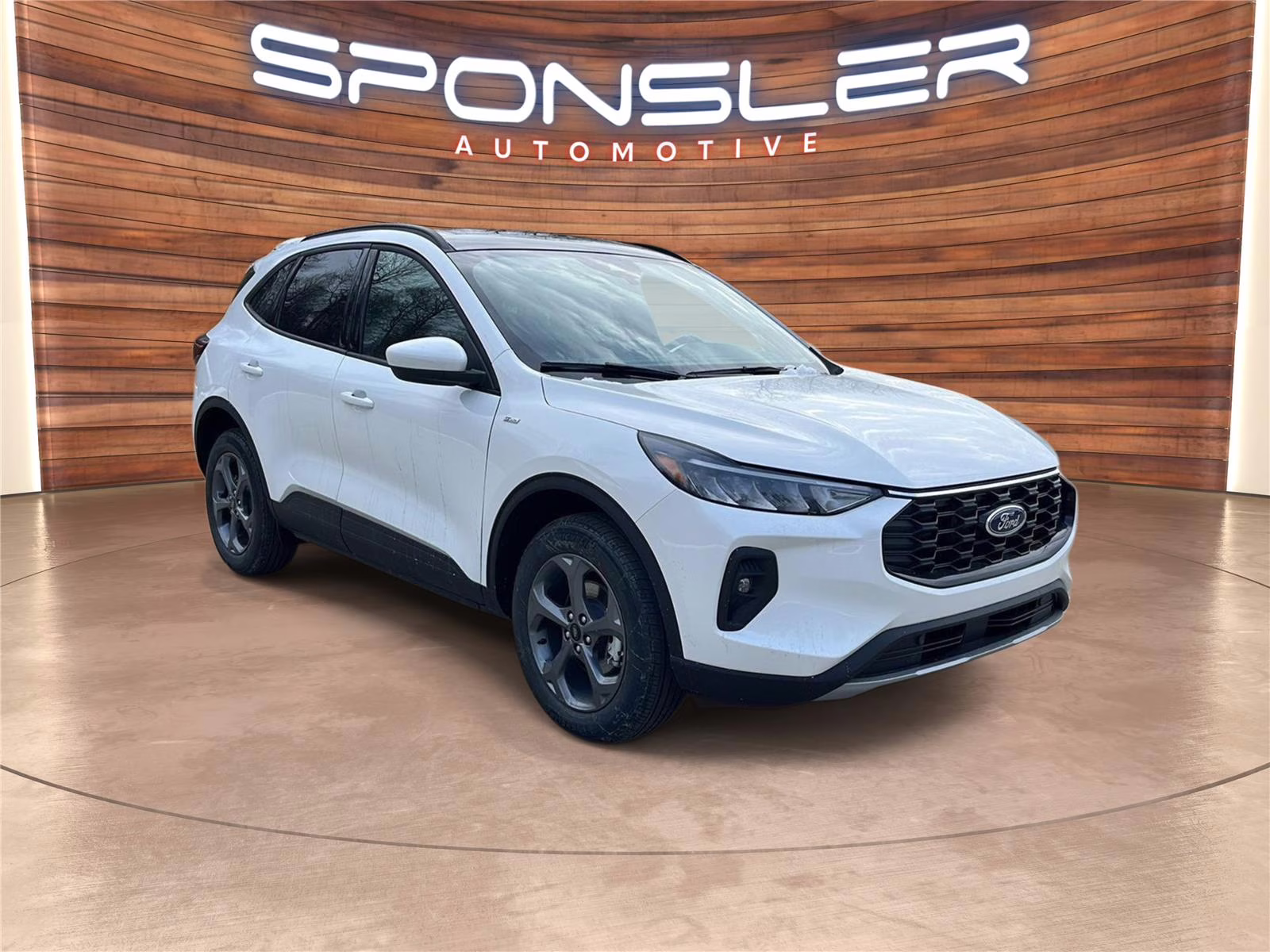 2026 Star White Metallic Tri-Coat Ford Escape ST-Line Select AWD SUV