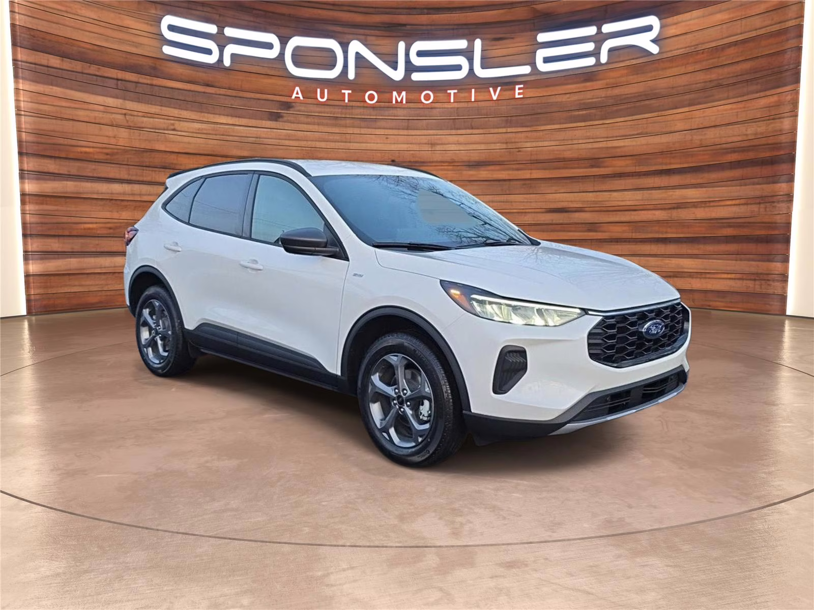 2026 Star White Metallic Tri-Coat Ford Escape ST-Line AWD SUV