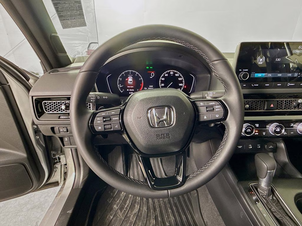 2026 Solar Silver Metallic Honda Civic Sport FWD Sedan