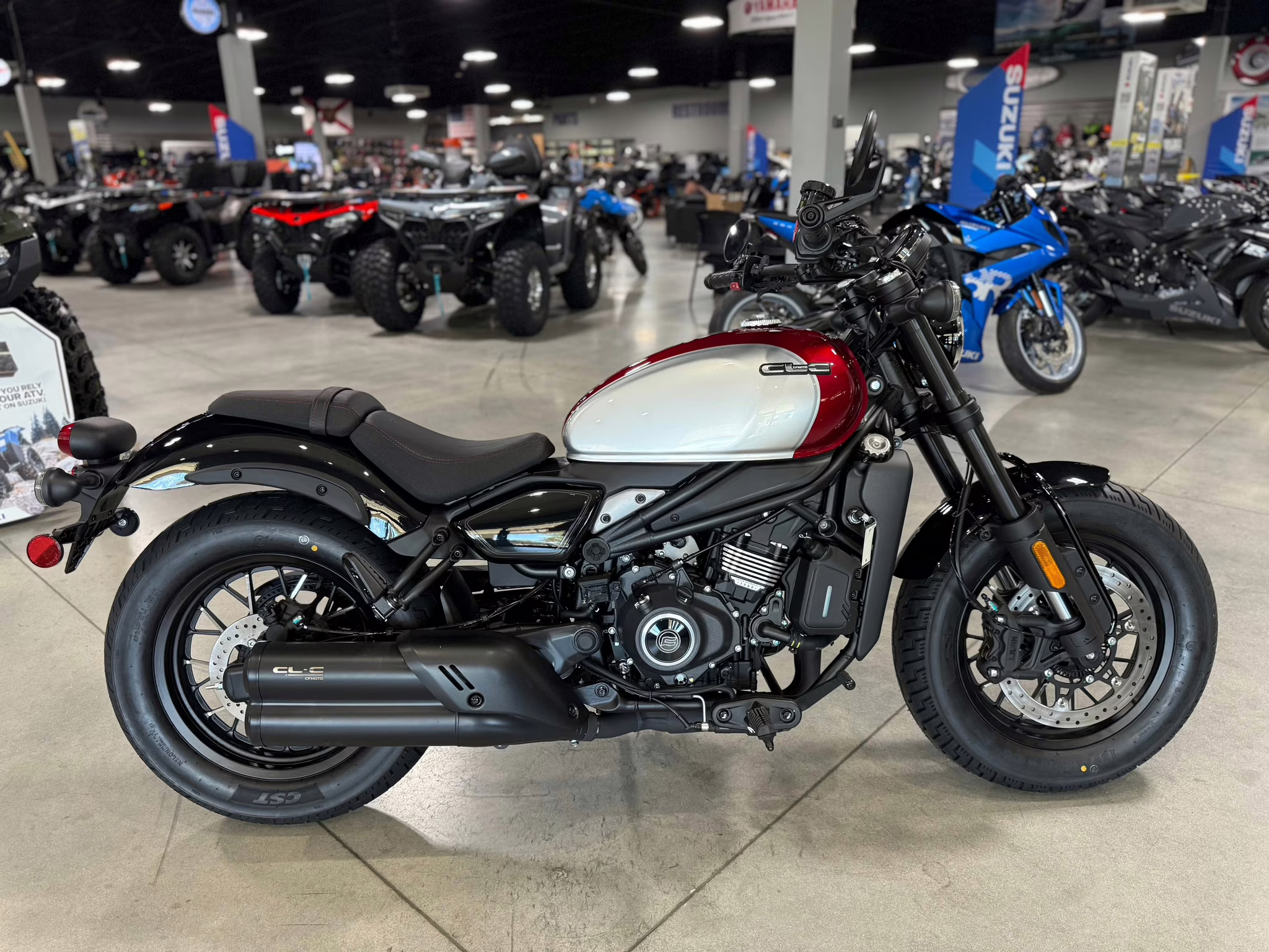 2025 RED CFMOTO CL-C 450 Motorcycle