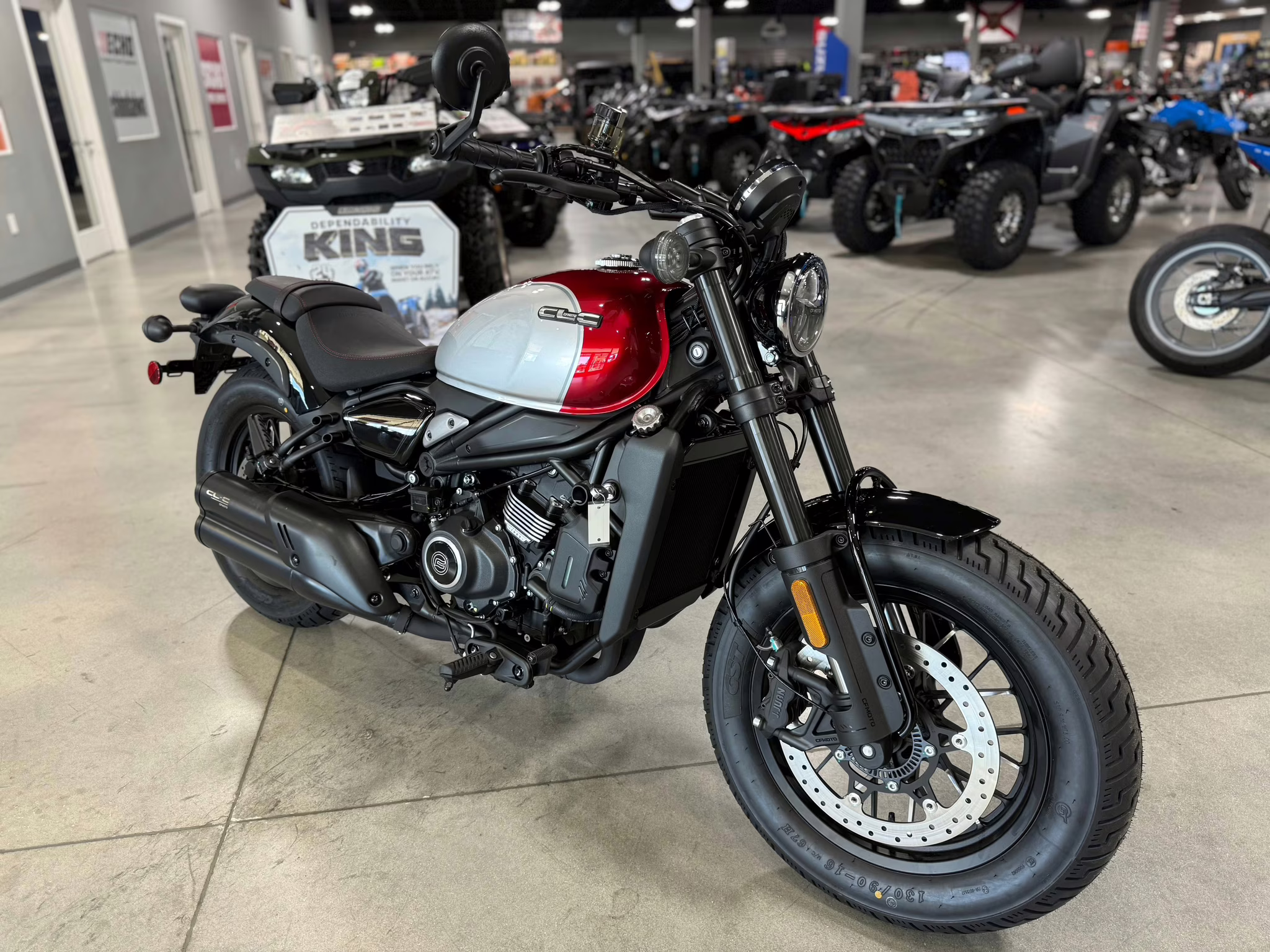 2025 RED CFMOTO CL-C 450 Motorcycle