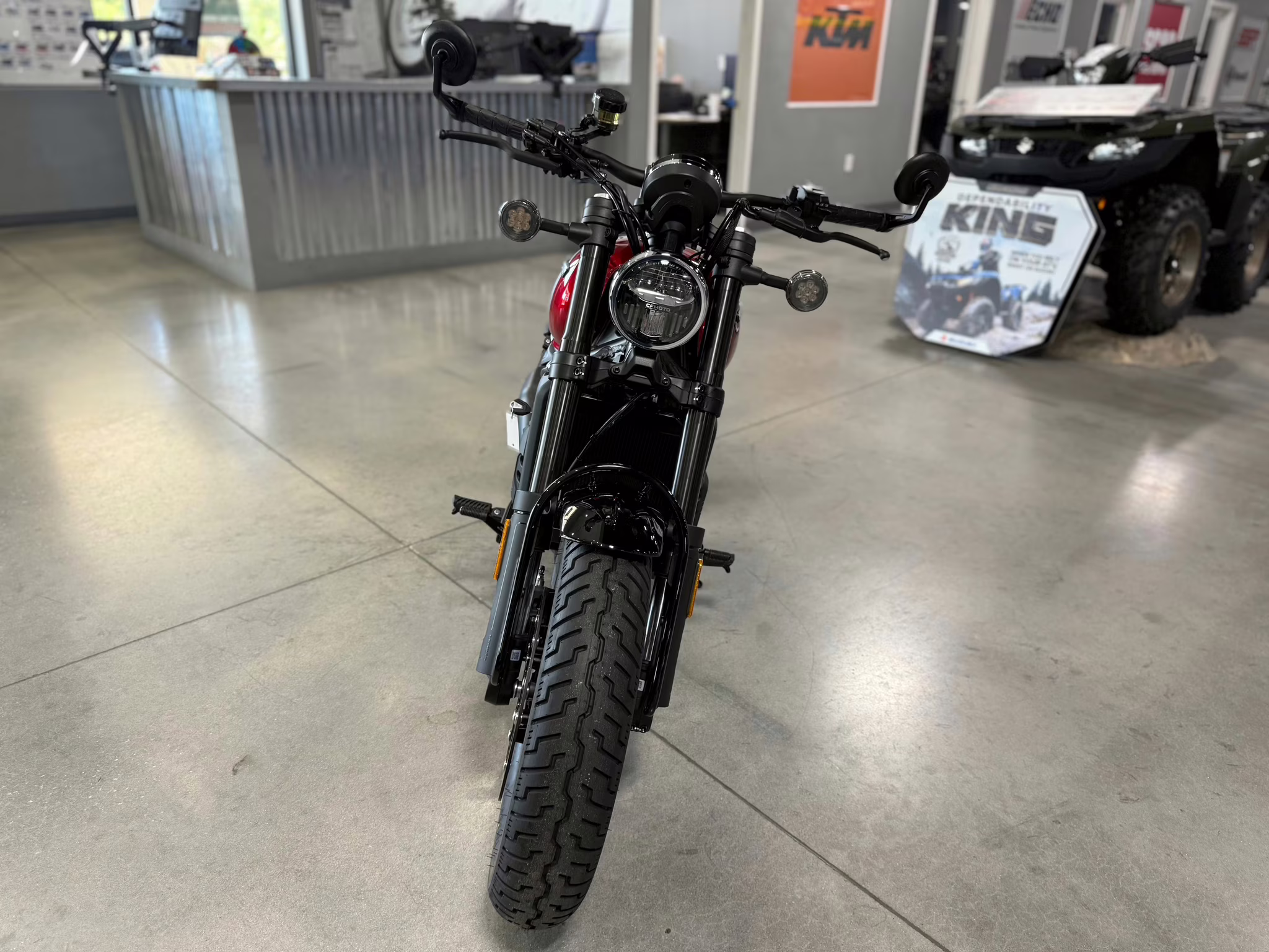 2025 RED CFMOTO CL-C 450 Motorcycle