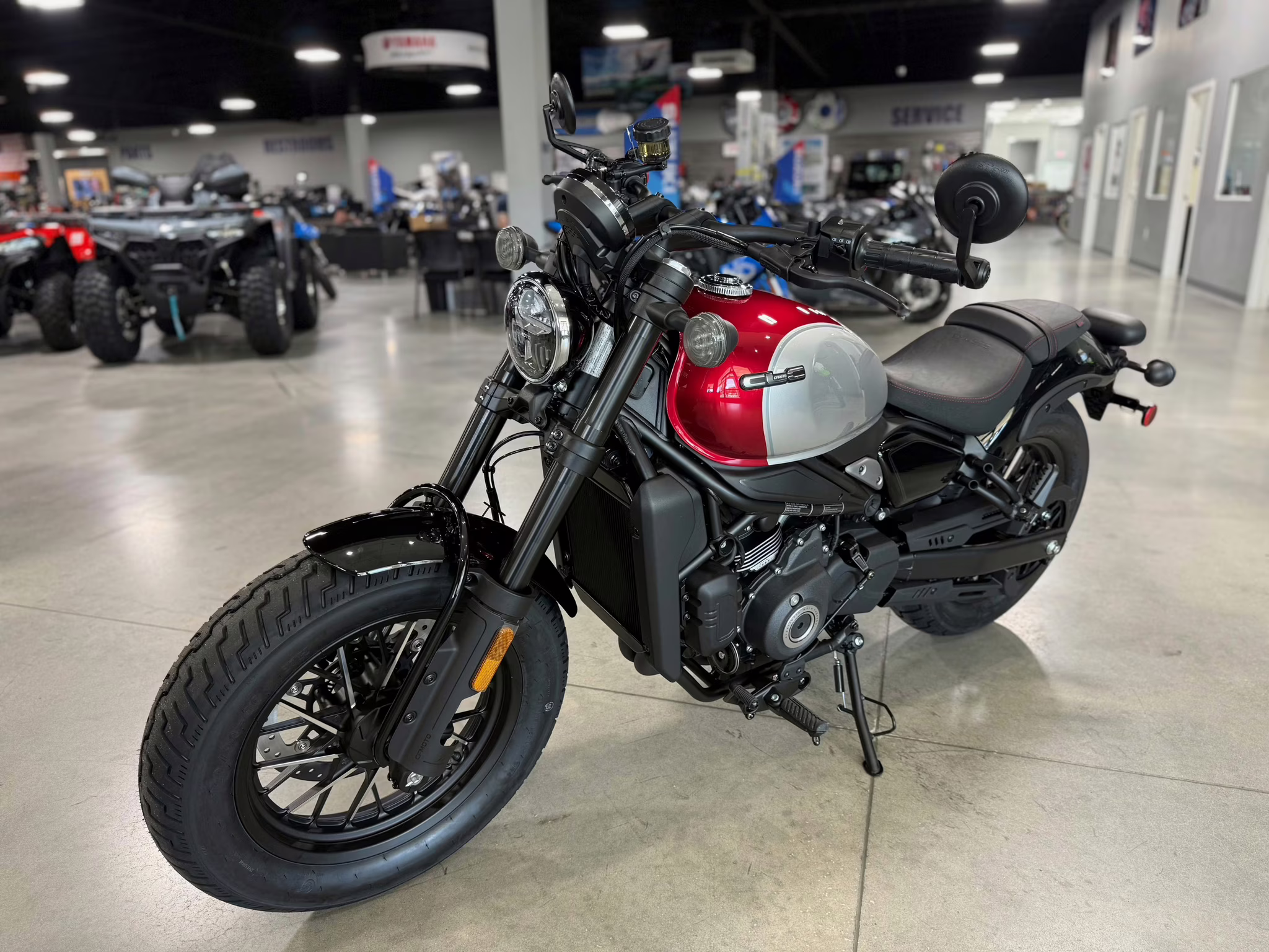 2025 RED CFMOTO CL-C 450 Motorcycle