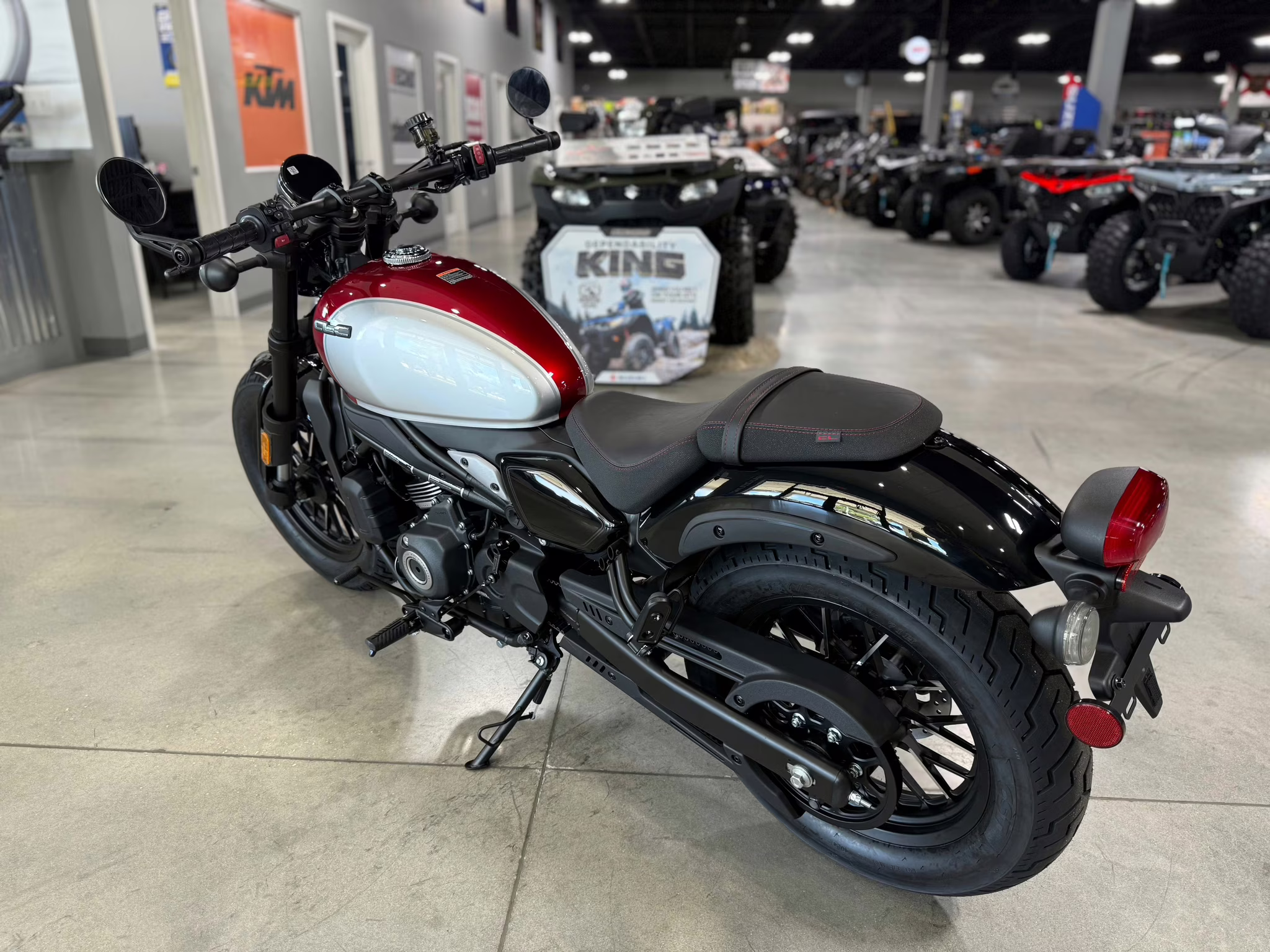 2025 RED CFMOTO CL-C 450 Motorcycle