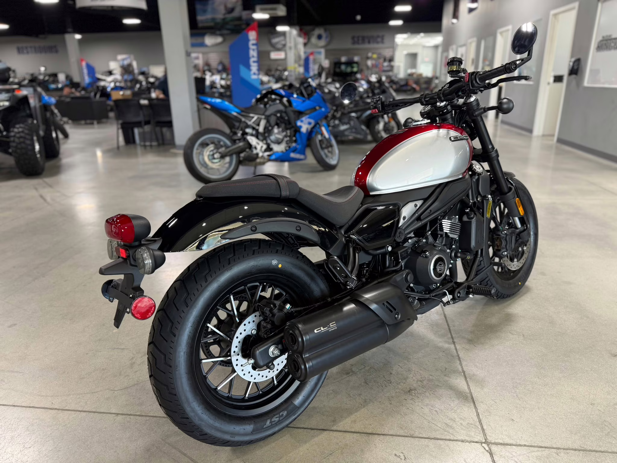 2025 RED CFMOTO CL-C 450 Motorcycle