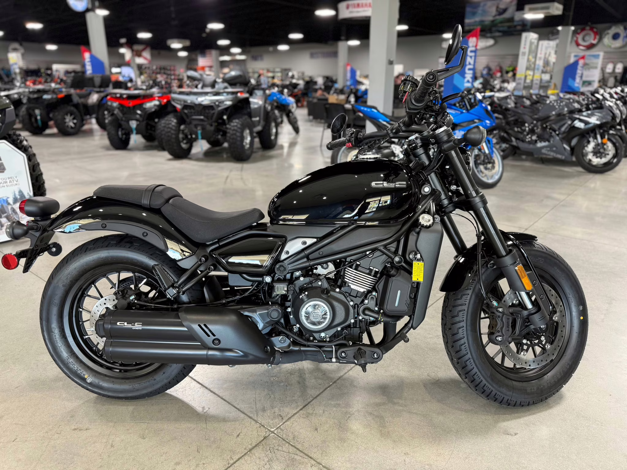 2025 BLK CFMOTO CL-C 450 Motorcycle