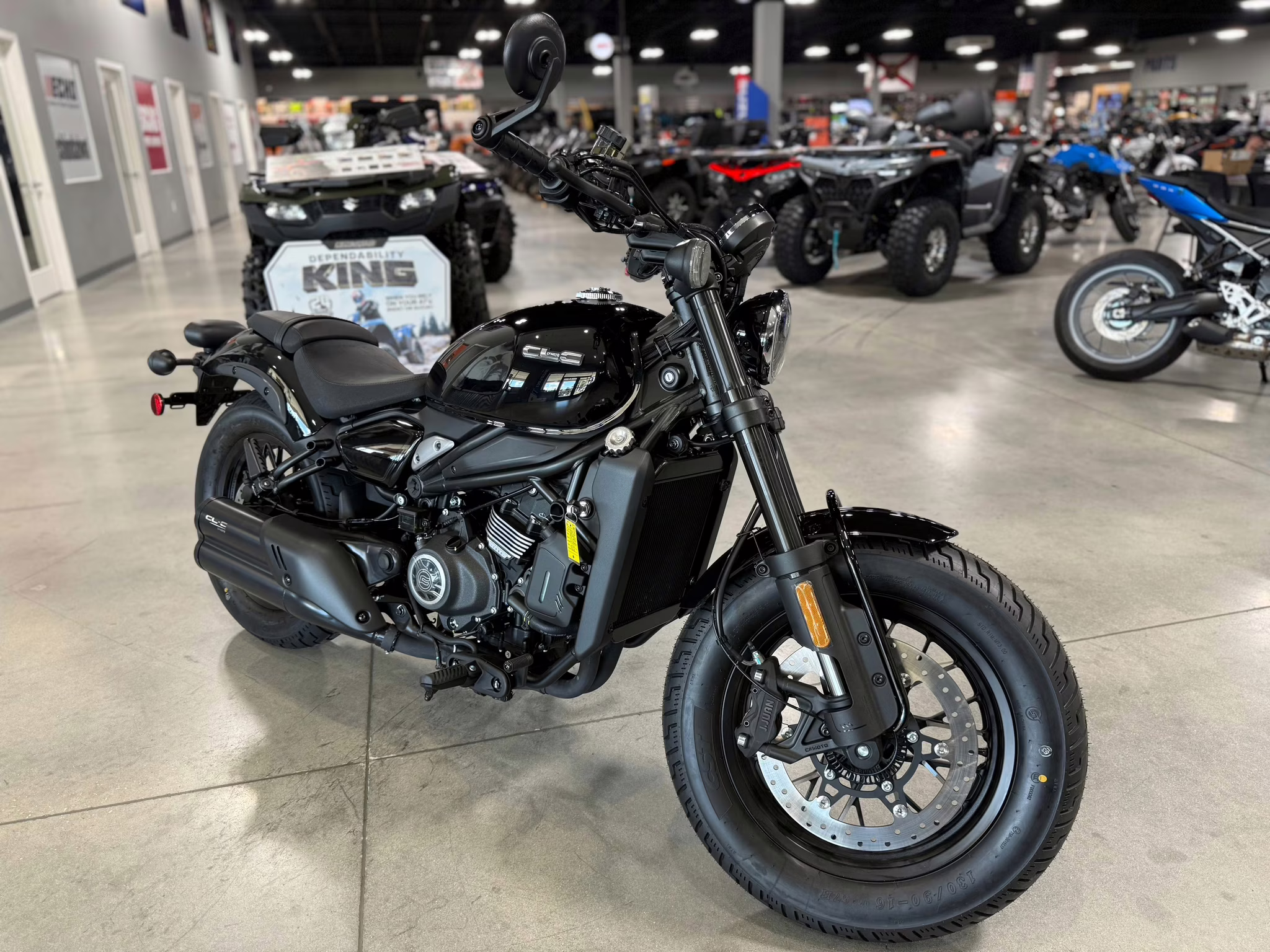2025 BLK CFMOTO CL-C 450 Motorcycle