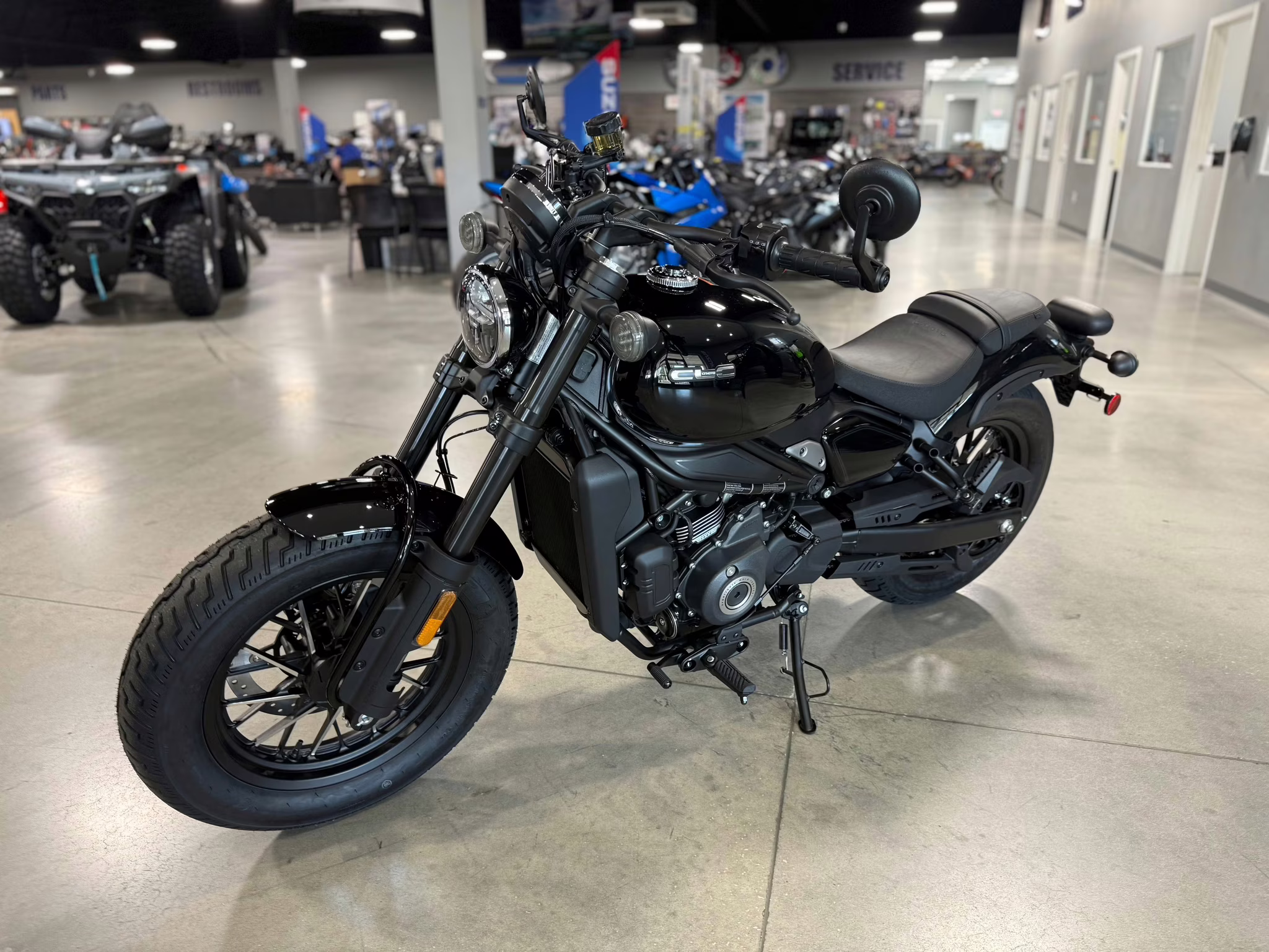 2025 BLK CFMOTO CL-C 450 Motorcycle