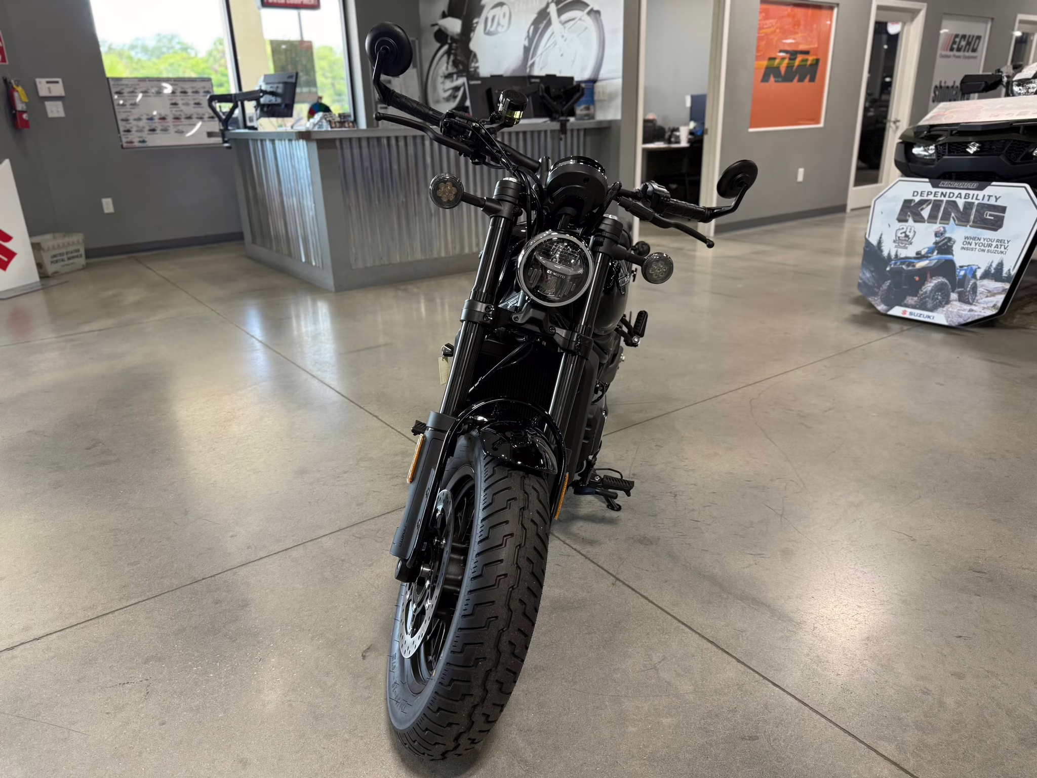 2025 BLK CFMOTO CL-C 450 Motorcycle