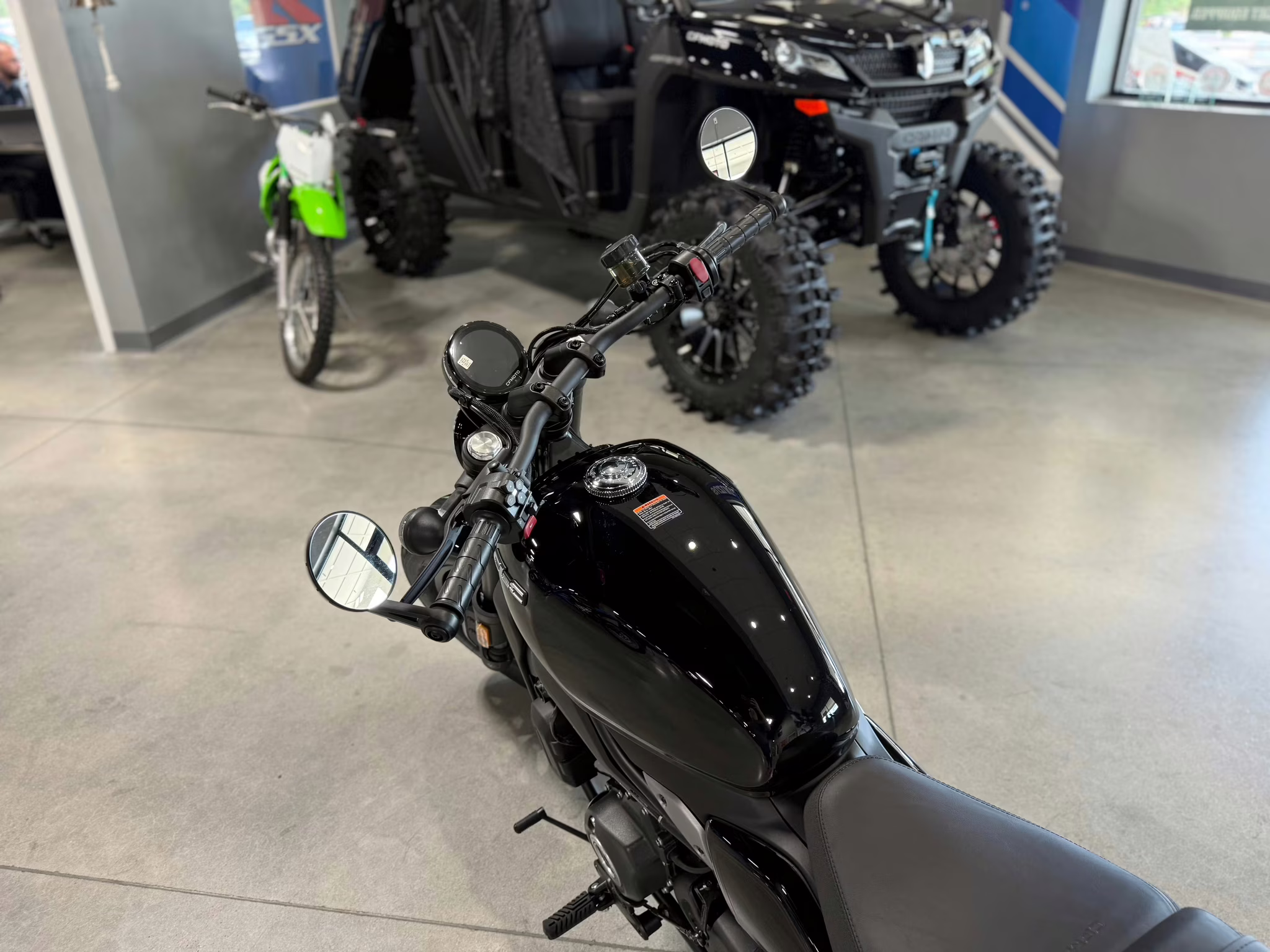 2025 BLK CFMOTO CL-C 450 Motorcycle