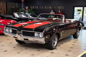 1969 Ebony Oldsmobile 442 - #s Match, Vintage Air Convertible