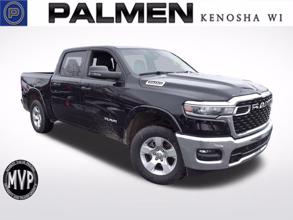 2026 Diamond Black Crystal Pearlcoat Ram 1500 Big Horn/Lone Star 4X4 Truck