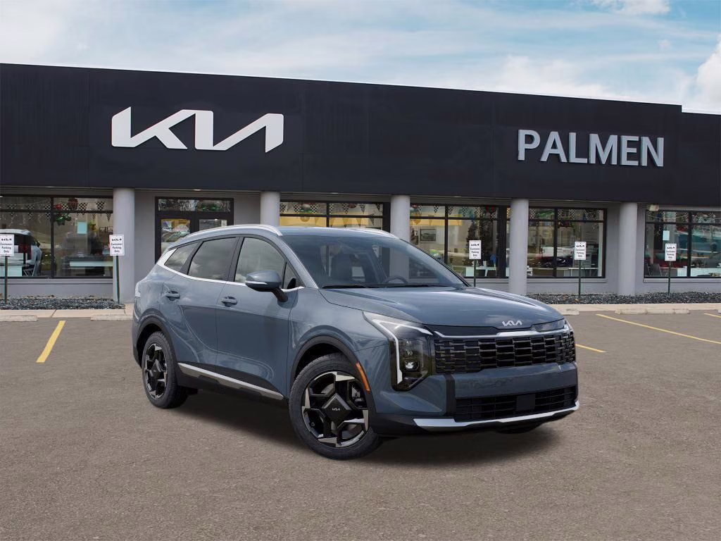 2026 Heritage Blue Kia Sportage Hybrid EX AWD SUV