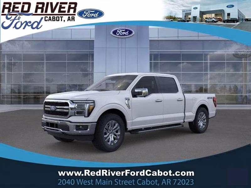 2025 Oxford White Ford F-150 LARIAT 4X4 Truck