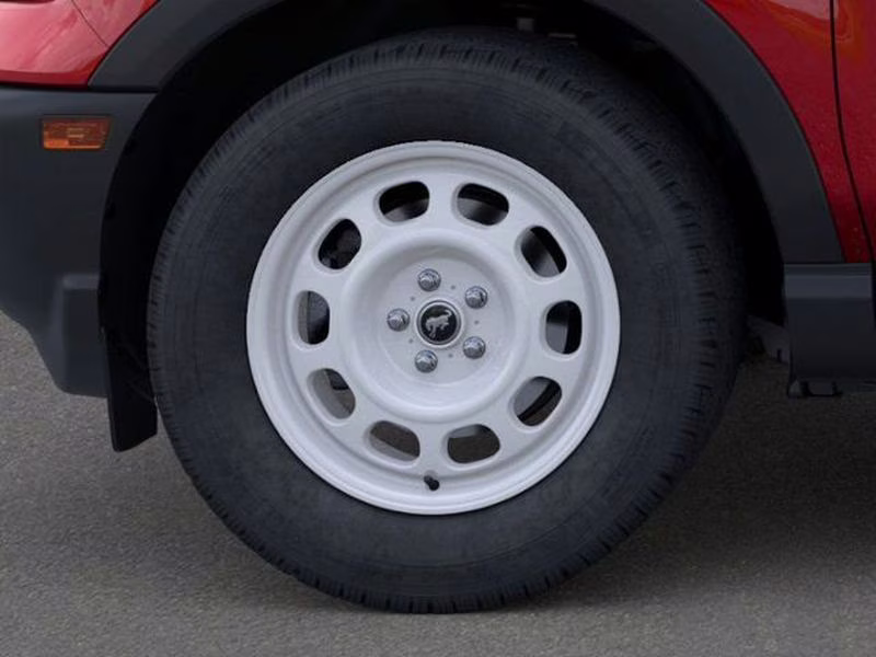 2025 Ruby Red Metallic Tinted Clearcoat Ford Bronco Sport Heritage 4X4 SUV