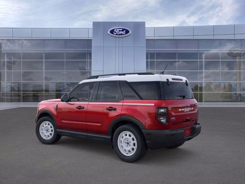 2025 Ruby Red Metallic Tinted Clearcoat Ford Bronco Sport Heritage 4X4 SUV