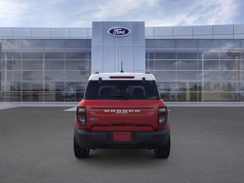 2025 Ruby Red Metallic Tinted Clearcoat Ford Bronco Sport Heritage 4X4 SUV