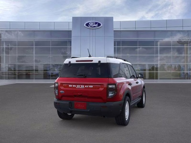 2025 Ruby Red Metallic Tinted Clearcoat Ford Bronco Sport Heritage 4X4 SUV