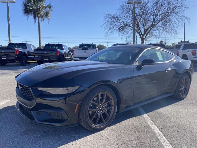 2026 Shadow Black Ford Mustang EcoBoost Premium RWD Coupe