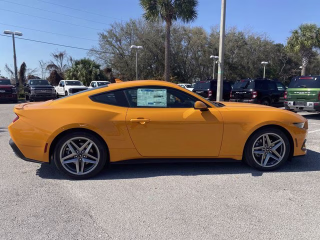 2026 Orange Fury Metallic Tri-Coat Ford Mustang EcoBoost Premium RWD Coupe