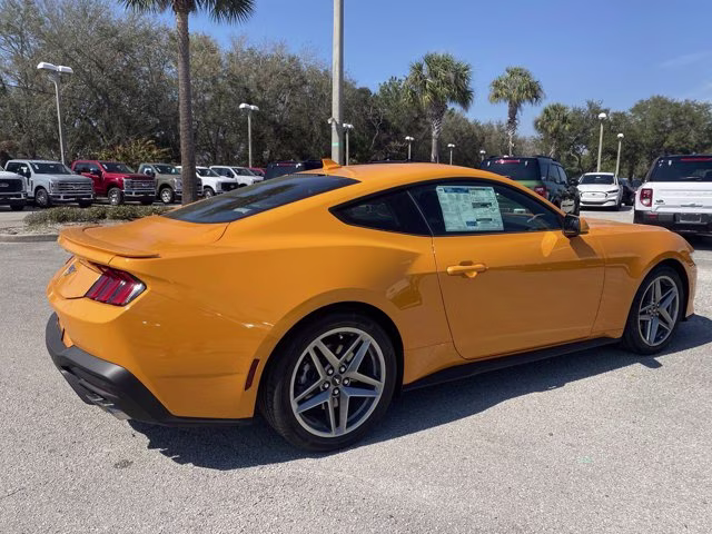 2026 Orange Fury Metallic Tri-Coat Ford Mustang EcoBoost Premium RWD Coupe