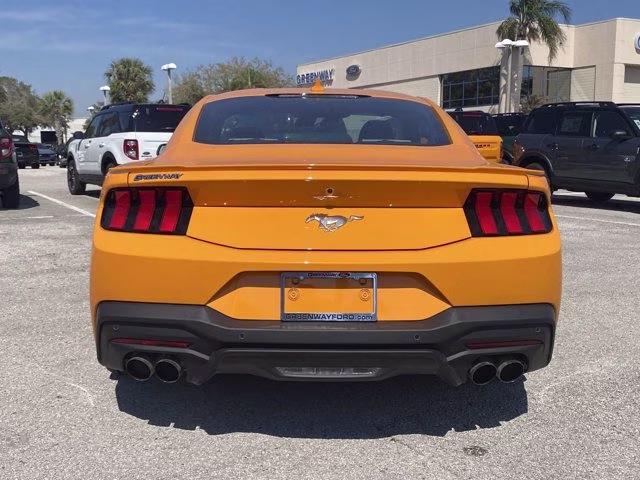 2026 Orange Fury Metallic Tri-Coat Ford Mustang EcoBoost Premium RWD Coupe