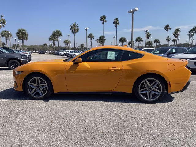 2026 Orange Fury Metallic Tri-Coat Ford Mustang EcoBoost Premium RWD Coupe