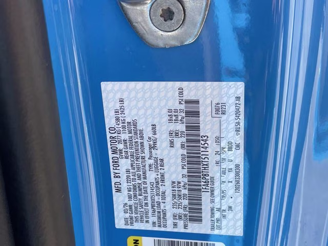 2026 Grabber Blue Metallic Ford Mustang EcoBoost Premium RWD Coupe