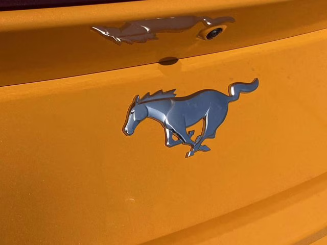 2026 Orange Fury Metallic Tri-Coat Ford Mustang EcoBoost Premium RWD Convertible