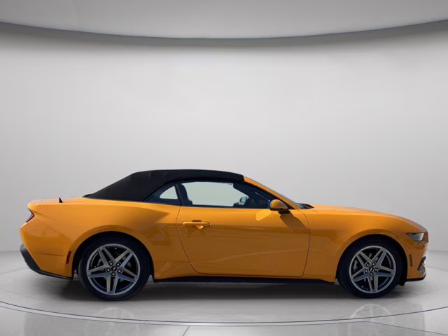 2026 Orange Fury Metallic Tri-Coat Ford Mustang EcoBoost Premium RWD Convertible