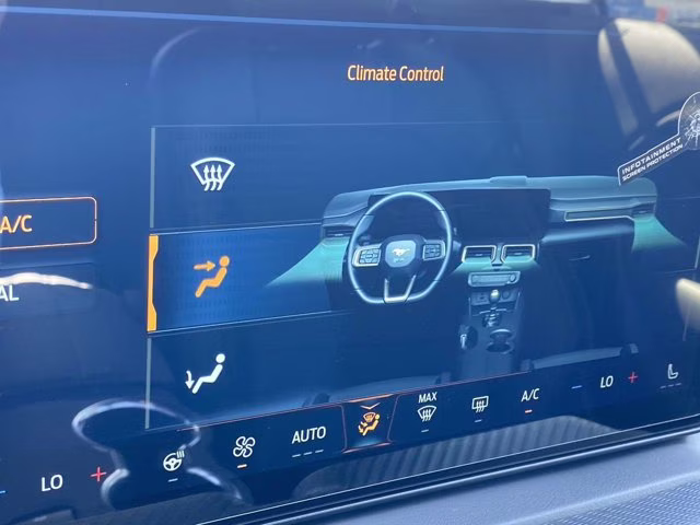 2026 Orange Fury Metallic Tri-Coat Ford Mustang EcoBoost Premium RWD Convertible