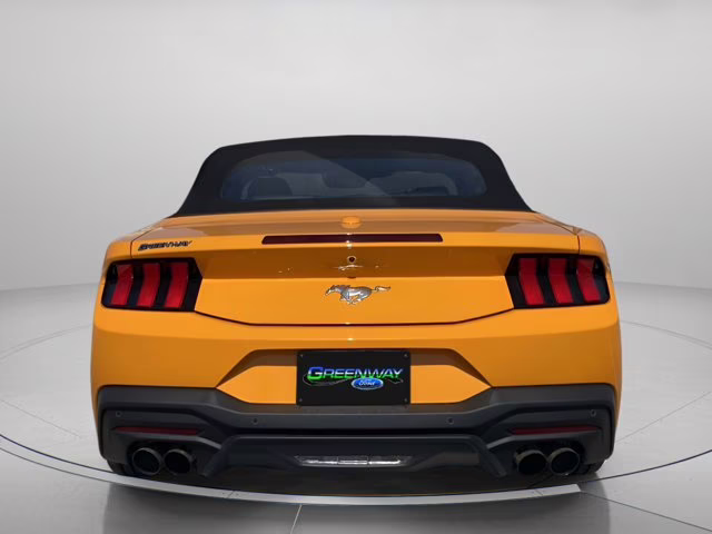 2026 Orange Fury Metallic Tri-Coat Ford Mustang EcoBoost Premium RWD Convertible