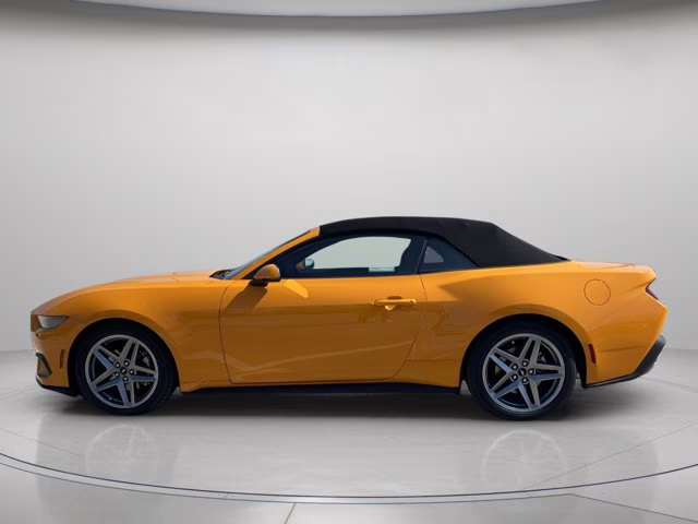 2026 Orange Fury Metallic Tri-Coat Ford Mustang EcoBoost Premium RWD Convertible
